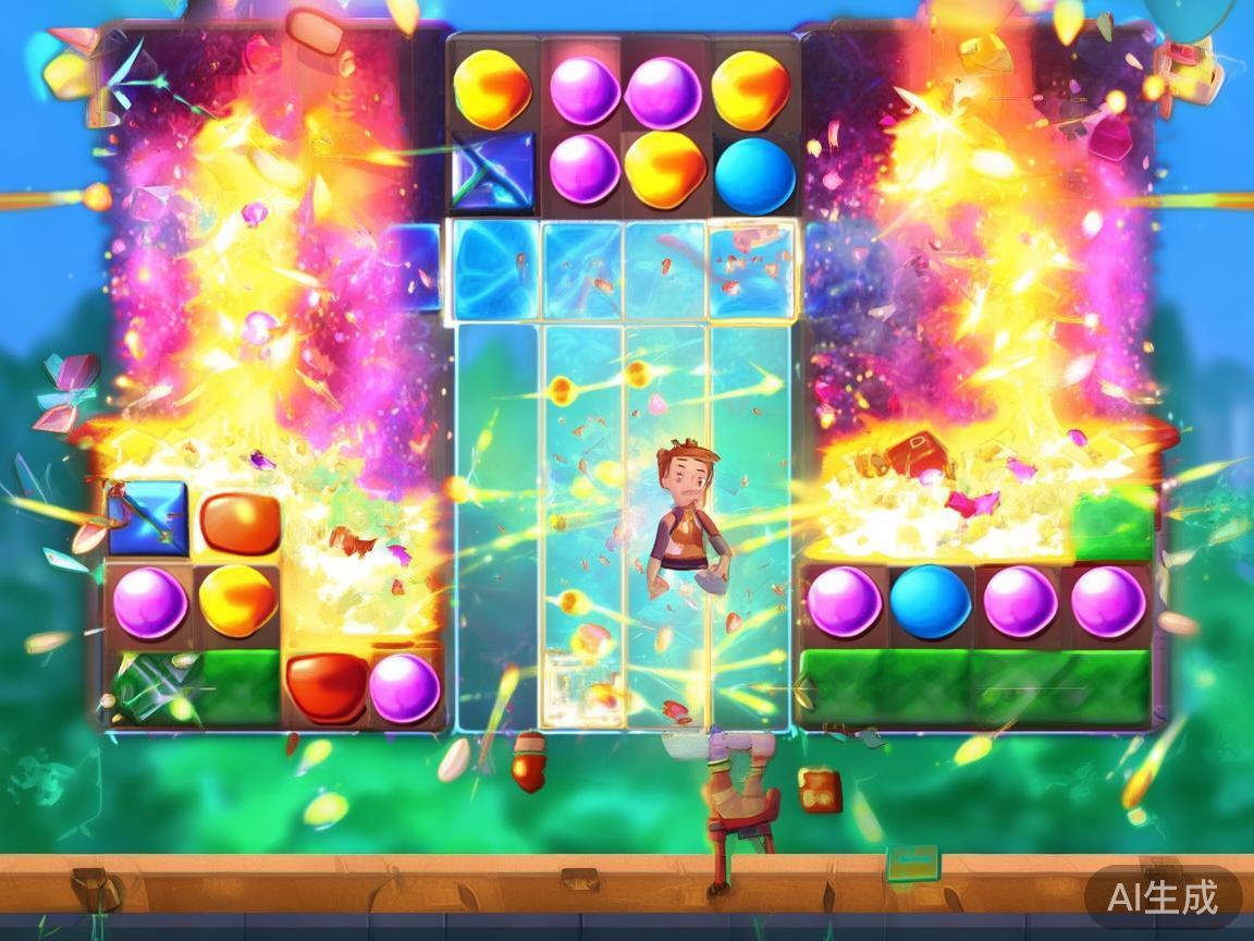 在游戏中，连锁反应是得分的灵魂。通过安排糖果的排列