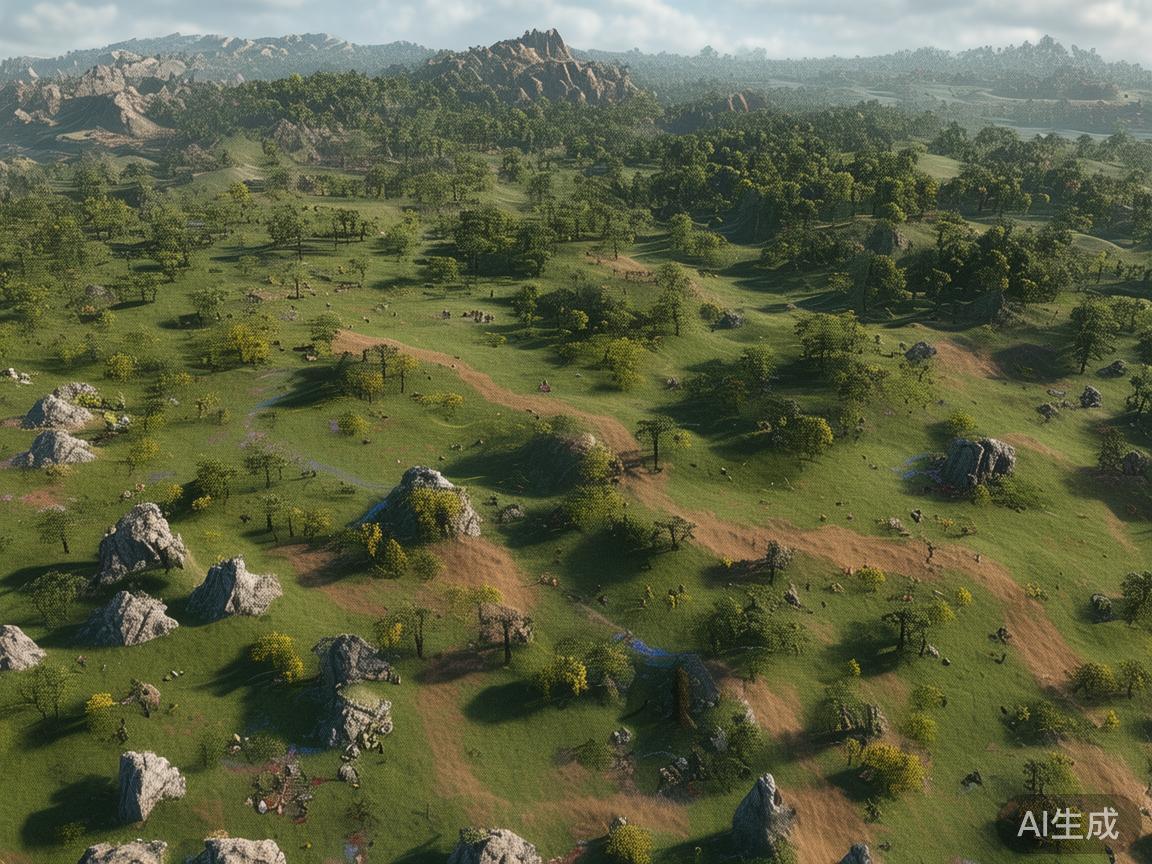 1.&nbsp;新增地图元素
在原有地形基础上，增加了更多