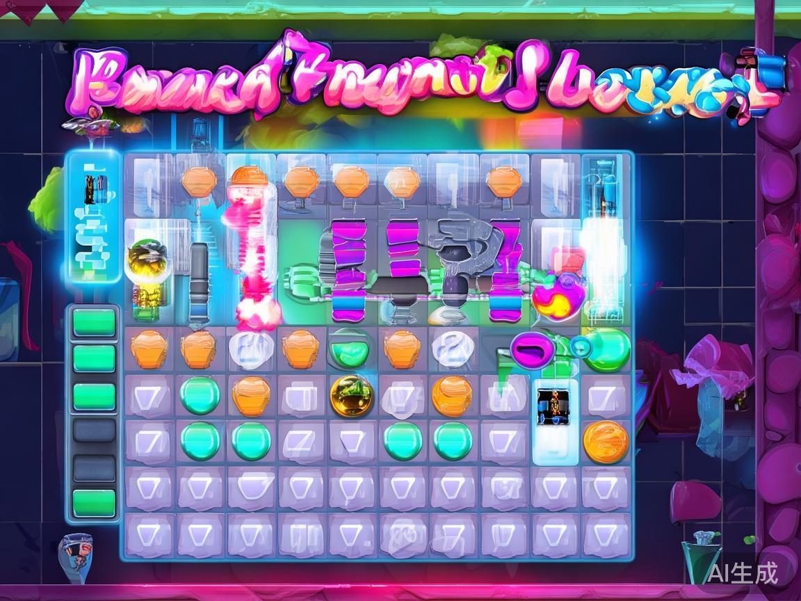 在游戏中，玩家的目标是通过交换相邻的元素，形成连续